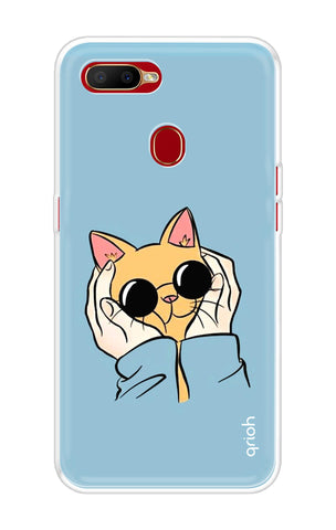 Attitude Cat Oppo A5s Back Cover