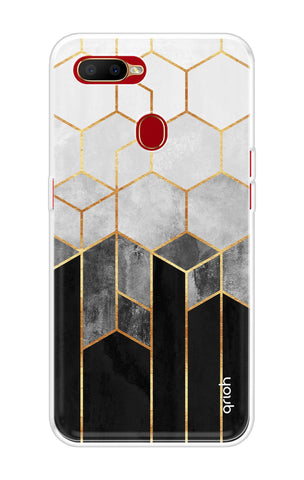 Hexagonal Pattern Oppo A5s Back Cover