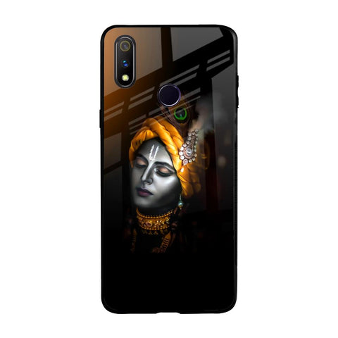 Ombre Krishna Realme 3 Pro Glass Back Cover Online