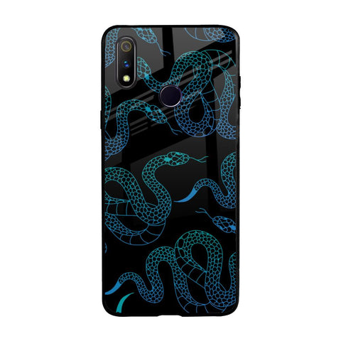 Serpentine Realme 3 Pro Glass Back Cover Online