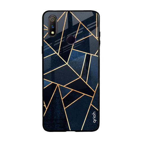 Abstract Tiles Realme 3 Pro Glass Back Cover Online