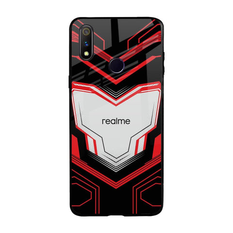 Quantum Suit Realme 3 Pro Glass Back Cover Online