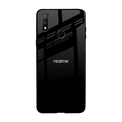 Jet Black Realme 3 Pro Glass Back Cover Online