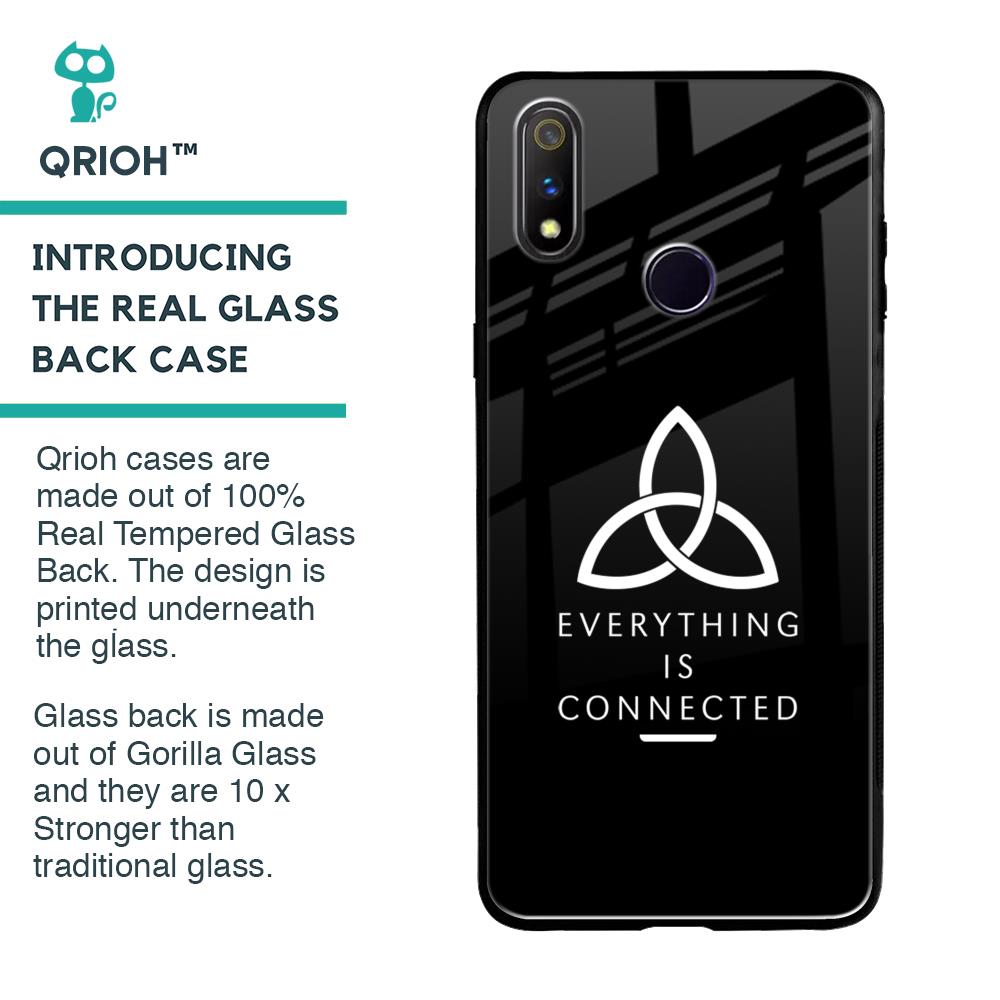 Everything Is Connected Glass Case for Realme 3 Pro