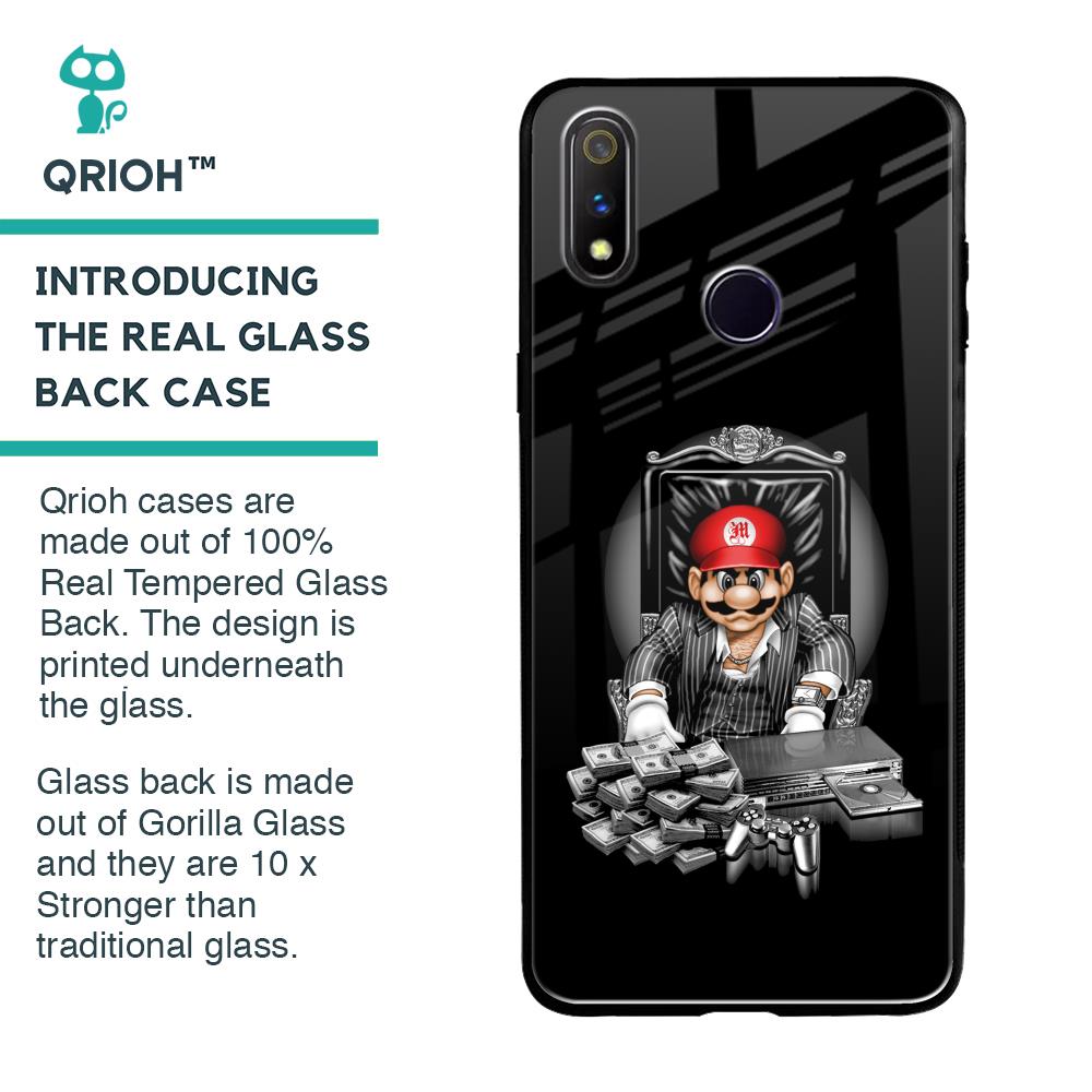 Dark Secret Glass Case for Realme 3 Pro
