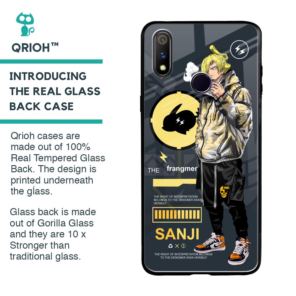 Cool Sanji Glass Case for Realme 3 Pro