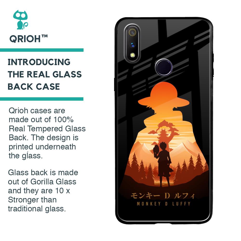 Luffy One Piece Glass Case for Realme 3 Pro