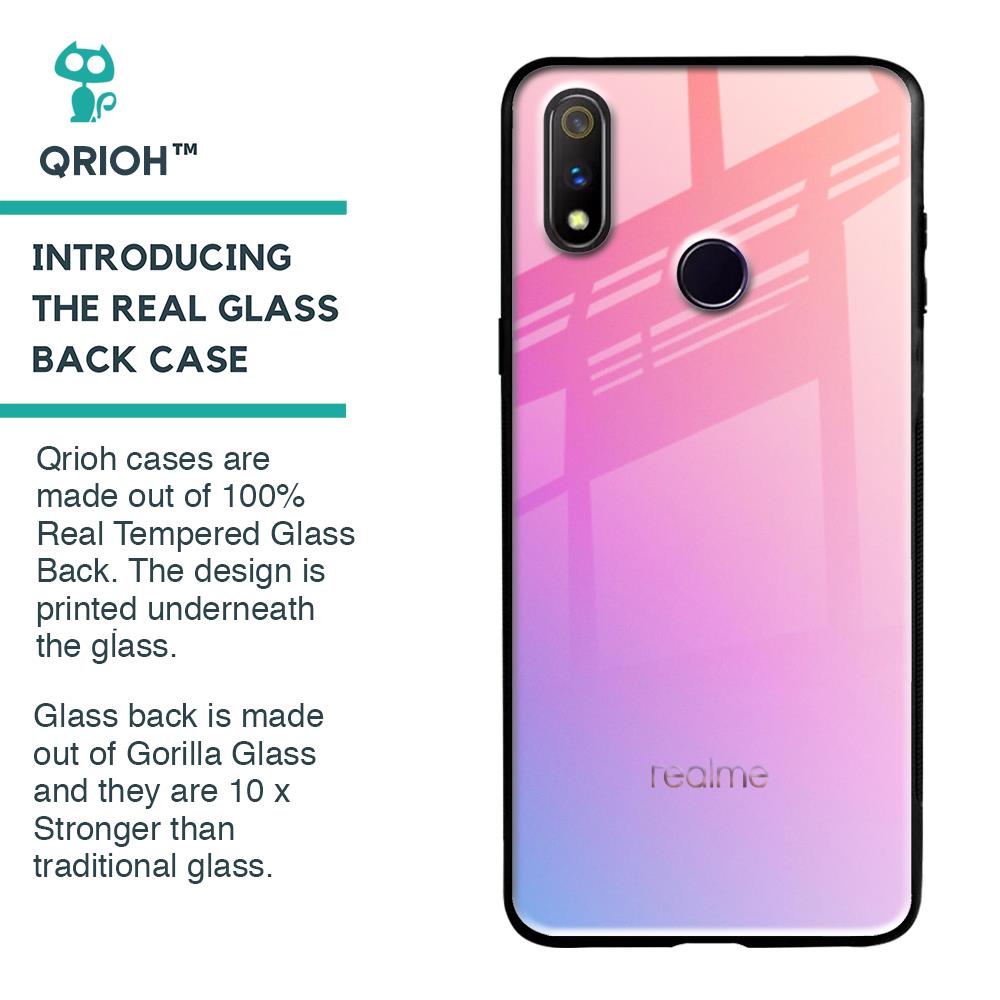 Dusky Iris Glass case for Realme 3 Pro