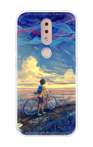 Riding Bicycle to Dreamland Nokia 4.2 Back Cover