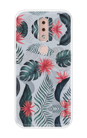 Retro Floral Leaf Nokia 4.2 Back Cover