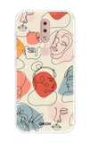Abstract Faces Nokia 4.2 Back Cover