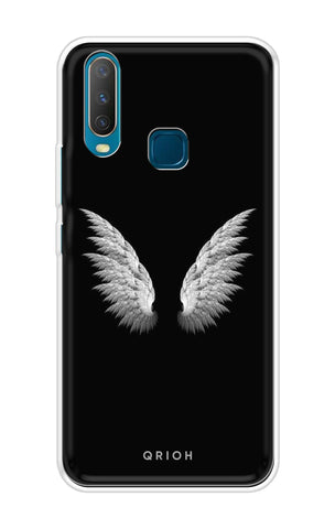 White Angel Wings Vivo Y17 Back Cover