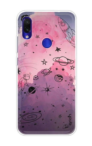 Space Doodles Art Xiaomi Redmi Y3 Back Cover