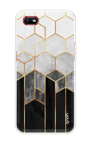 Hexagonal Pattern Oppo A1k Back Cover