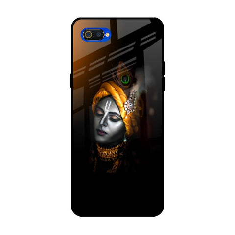 Ombre Krishna Realme C2 Glass Back Cover Online