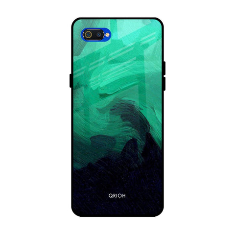 Scarlet Amber Realme C2 Glass Back Cover Online