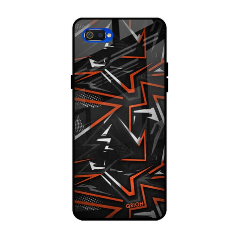 Vector Art Realme C2 Glass Back Cover Online
