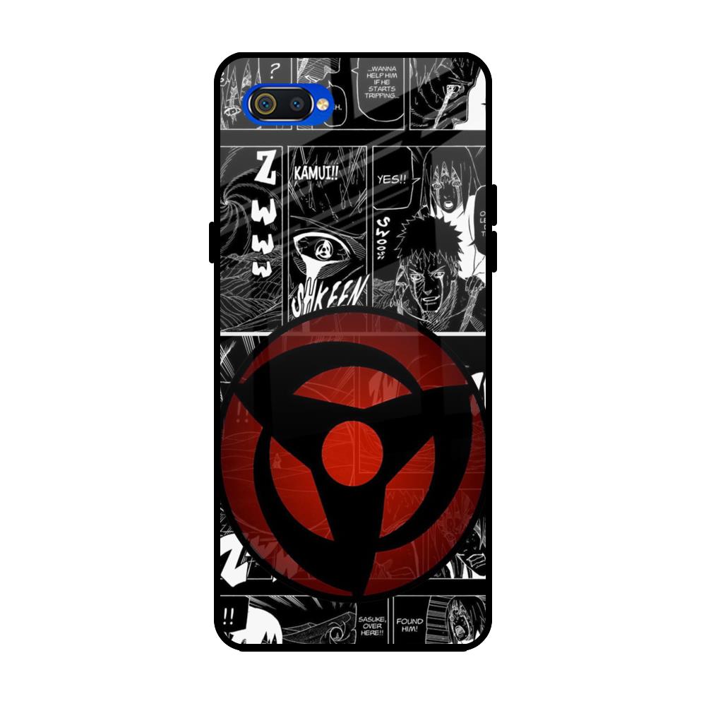 Sharingan Realme C2 Glass Back Cover Online