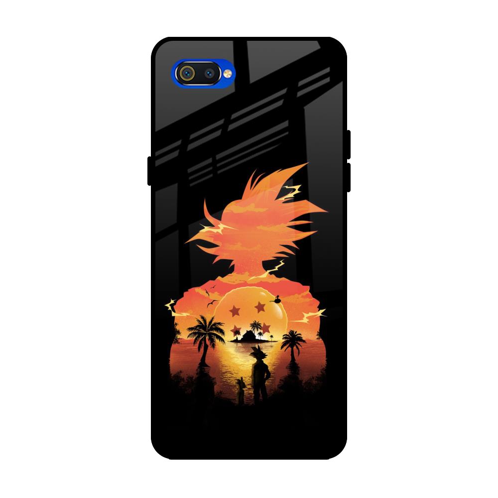Japanese Paradise Realme C2 Glass Back Cover Online