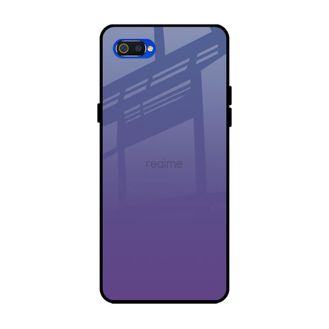 Indigo Pastel Realme C2 Glass Back Cover Online