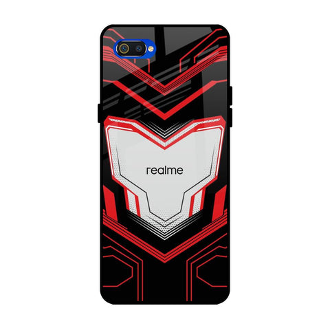 Quantum Suit Realme C2 Glass Back Cover Online