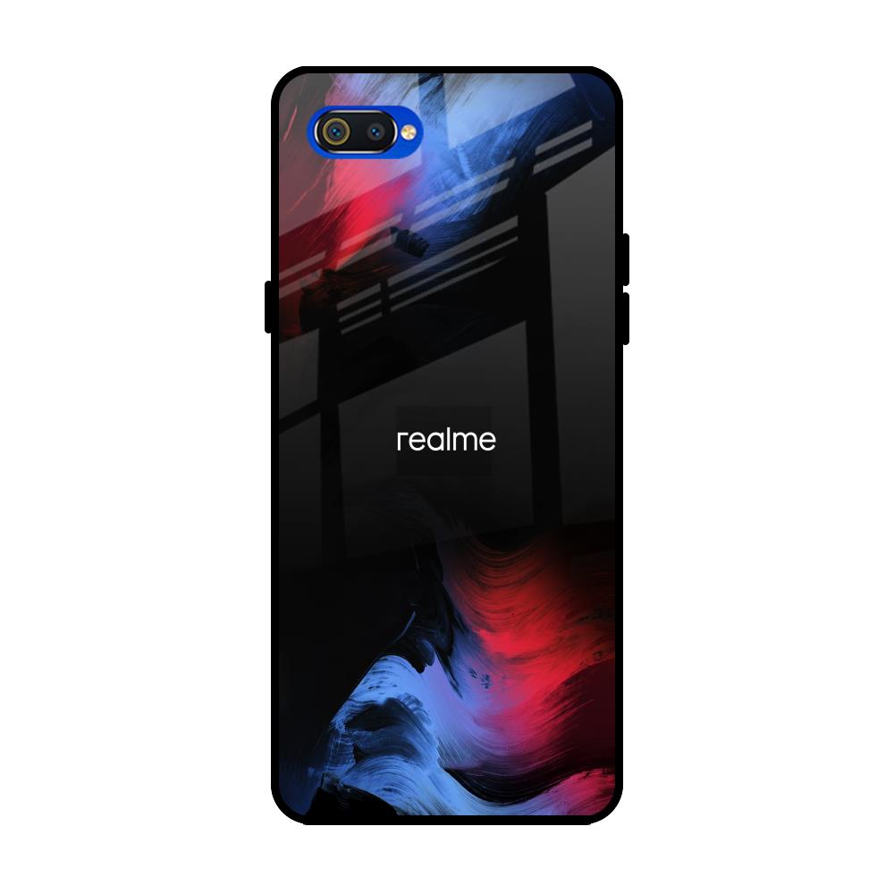 Fine Art Wave Realme C2 Glass Back Cover Online