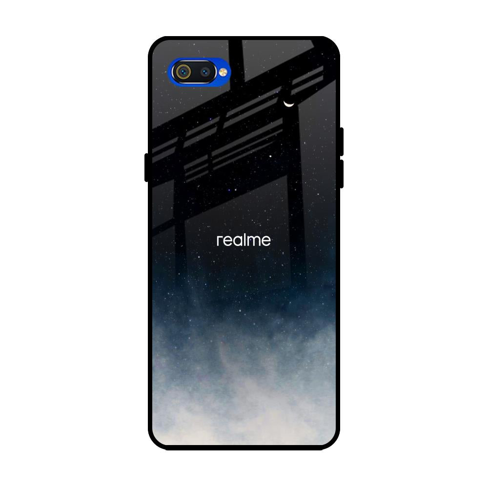 Aesthetic Sky Realme C2 Glass Back Cover Online