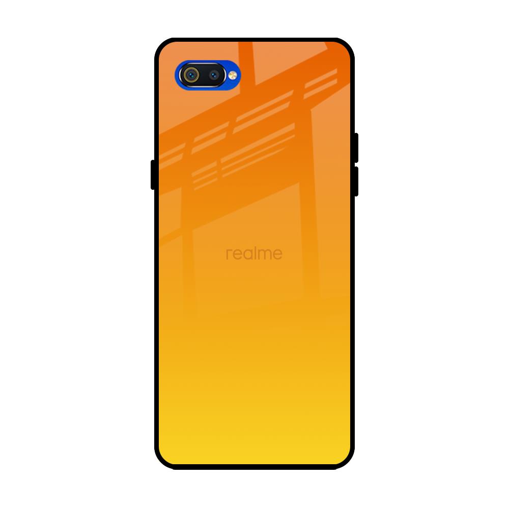 Sunset Realme C2 Glass Back Cover Online