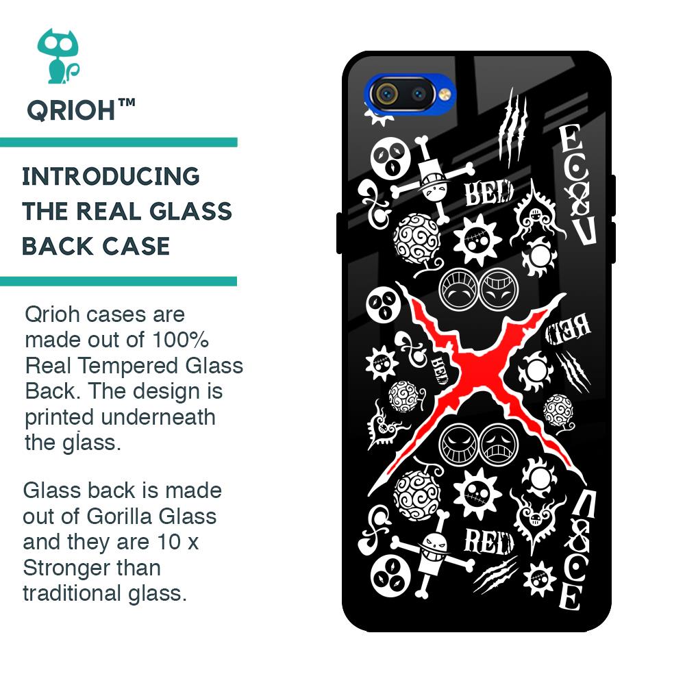Red Zone Glass Case for Realme C2