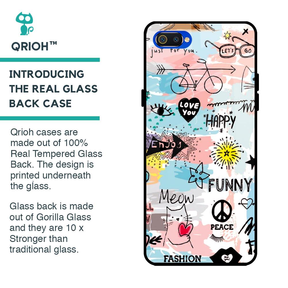 Oppo Realme Realme C2 Back Cover Stylish Just For You Glass Case