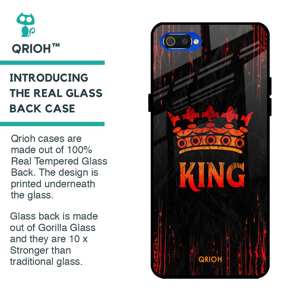 Royal King Glass Case for Realme C2