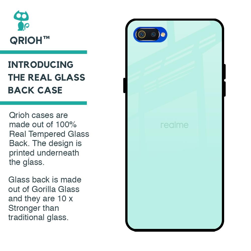 Teal Glass Case for Realme C2