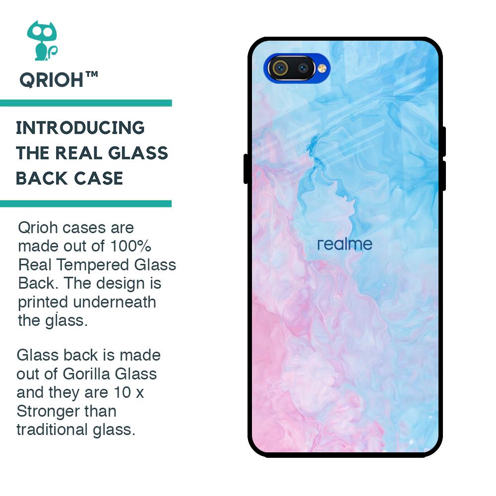 Mixed Watercolor Glass Case for Realme C2