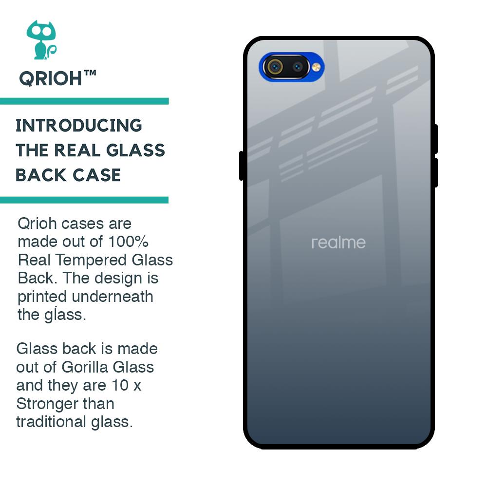 Dynamic Black Range Glass Case for Realme C2