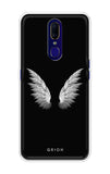 White Angel Wings Oppo F11 Back Cover