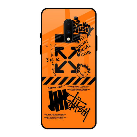 Anti Social Club OnePlus 7 Glass Back Cover Online