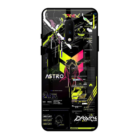 Astro Glitch OnePlus 7 Glass Back Cover Online