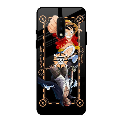 Shanks & Luffy OnePlus 7 Glass Back Cover Online