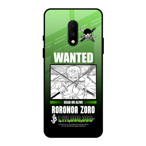 Zoro Wanted OnePlus 7 Glass Back Cover Online
