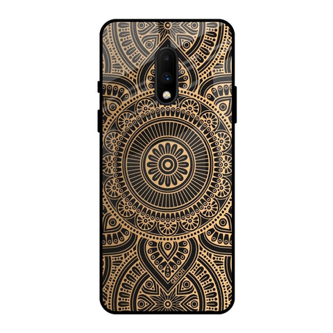 Luxury Mandala OnePlus 7 Glass Back Cover Online