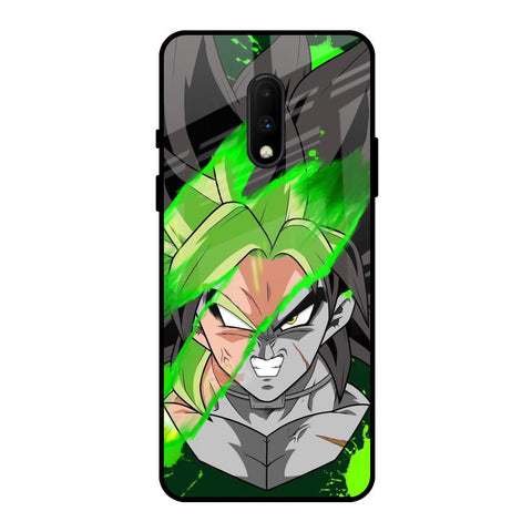 Anime Green Splash OnePlus 7 Glass Back Cover Online