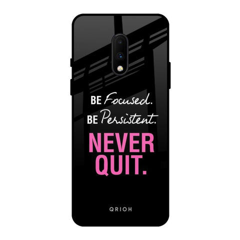 Be Focused OnePlus 7 Glass Back Cover Online