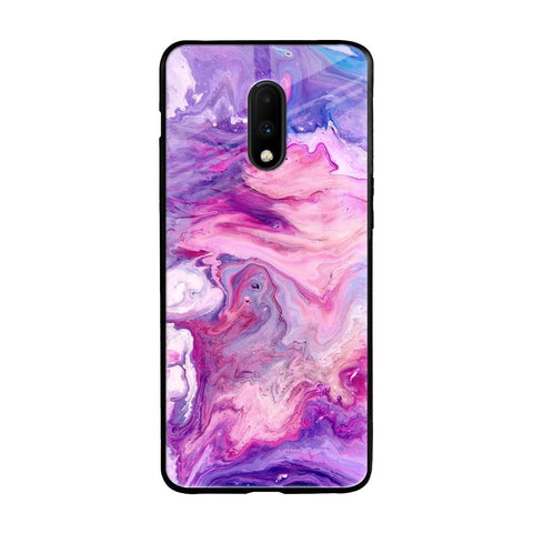 Cosmic Galaxy OnePlus 7 Glass Cases & Covers Online