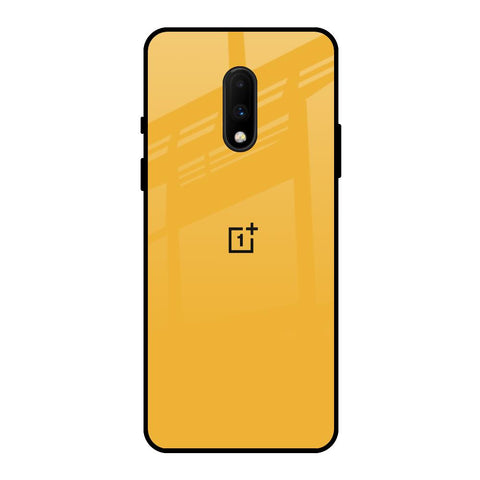 Fluorescent Yellow OnePlus 7 Glass Back Cover Online