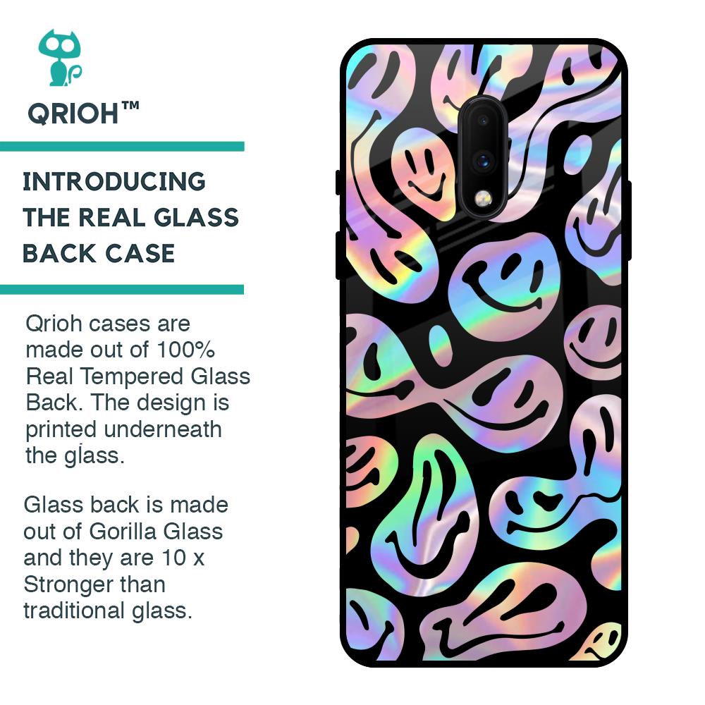 Acid Smile Glass Case for OnePlus 7