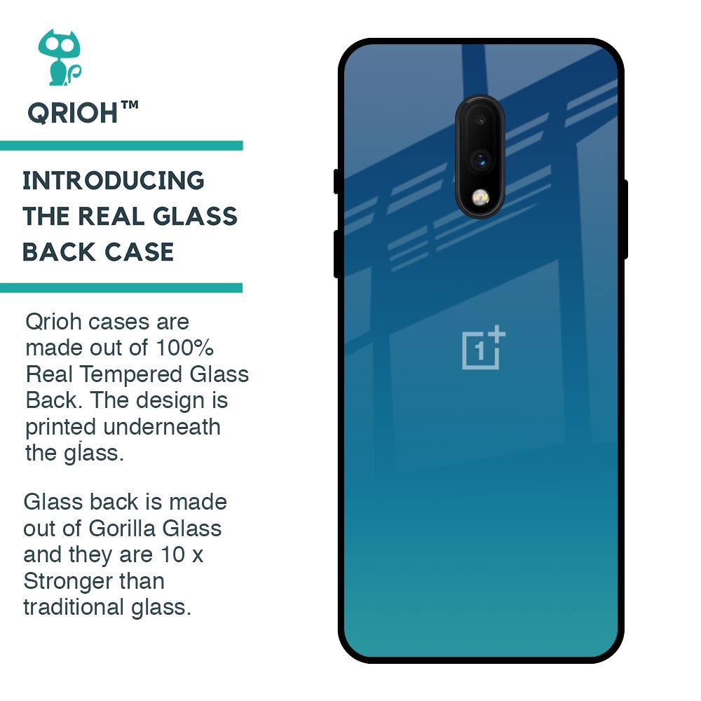Celestial Blue Glass Case For OnePlus 7