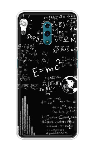 Equation Doodle Oppo Reno Back Cover