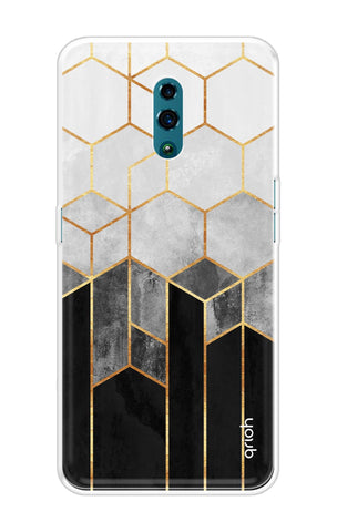 Hexagonal Pattern Oppo Reno Back Cover