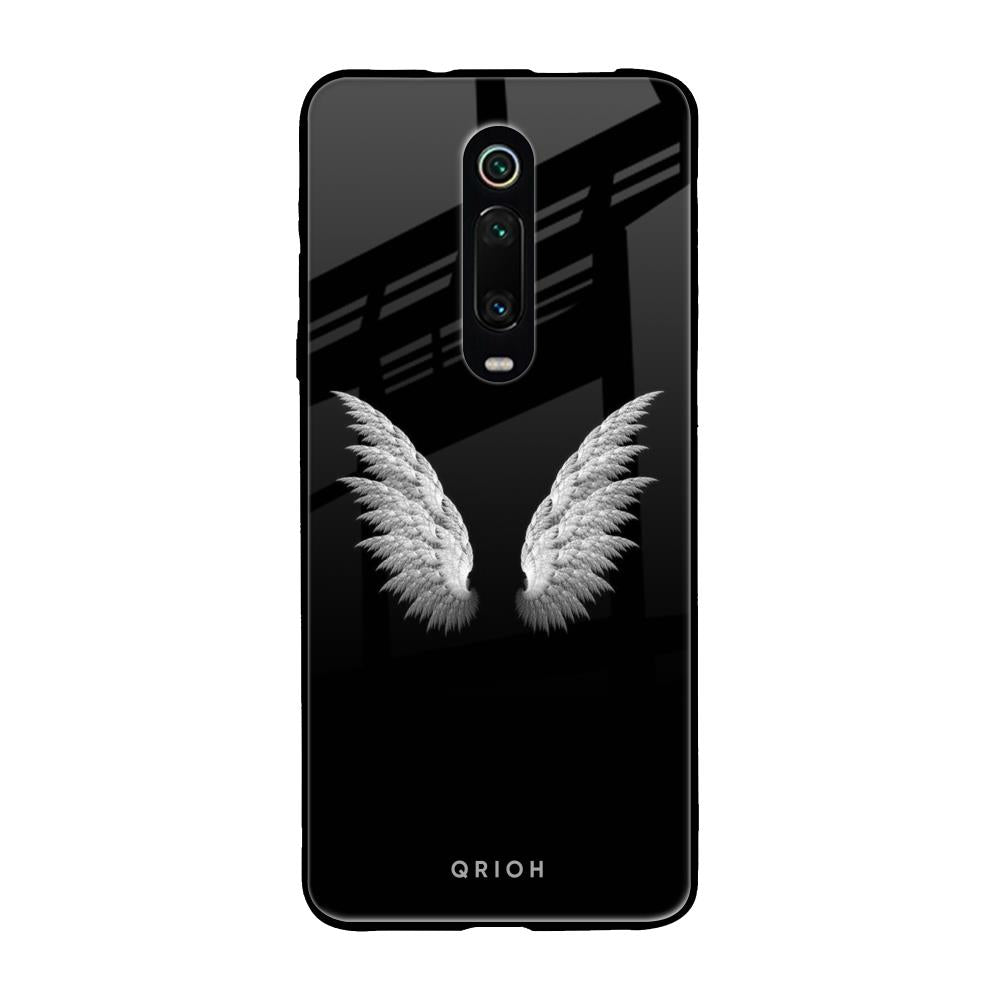 White Angel Wings Xiaomi Redmi K20 Glass Back Cover Online