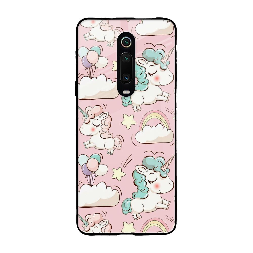 Balloon Unicorn Xiaomi Redmi K20 Glass Cases & Covers Online